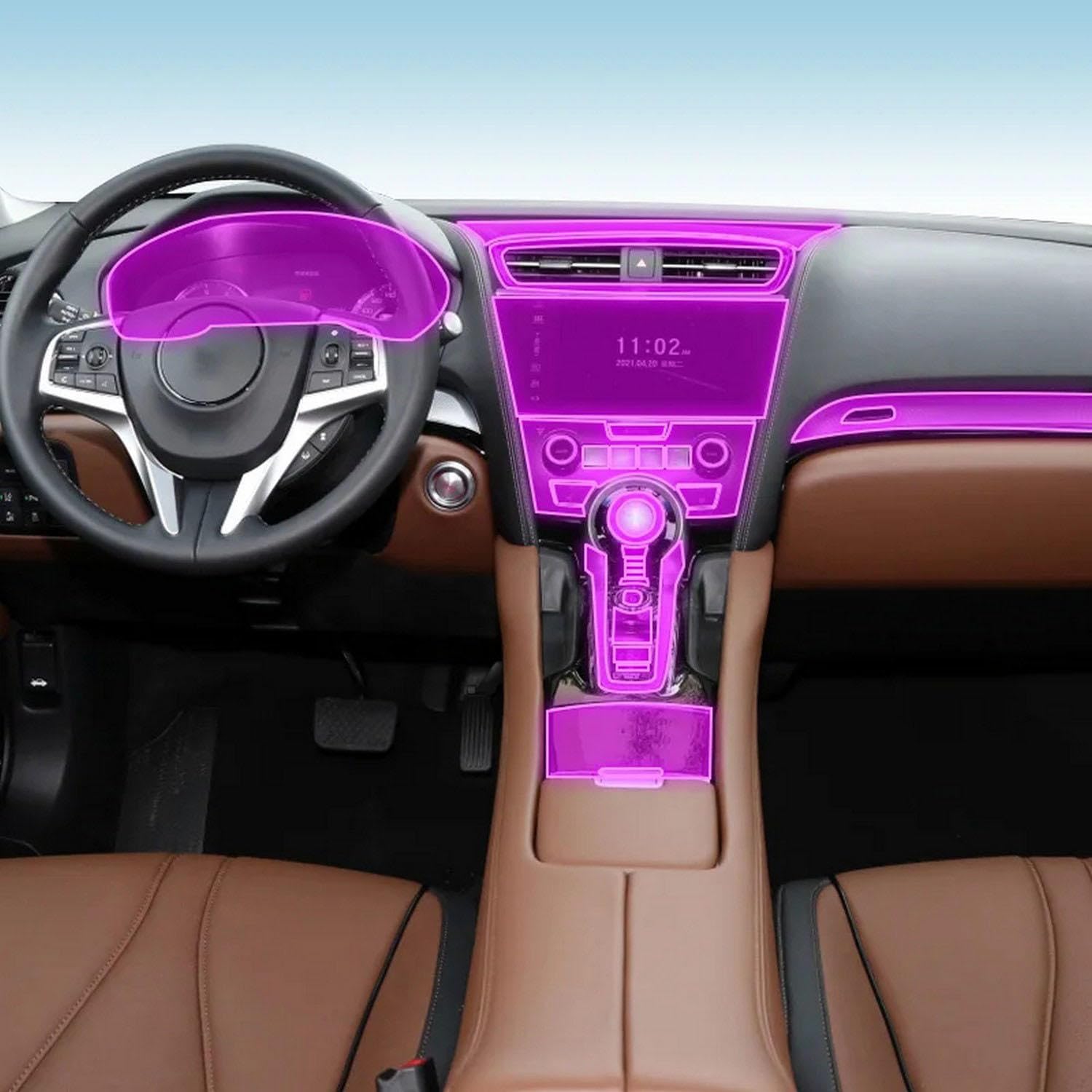 Écran tactile toujours impeccable grâce au film protection TPU anti-rayures Acura CDX 2021