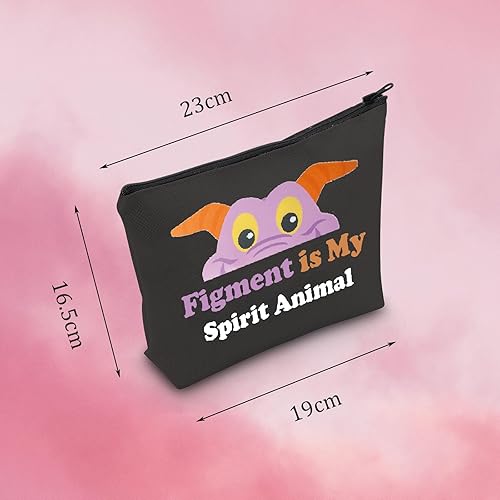 Miniatura 2 de Bolsa de maquillaje cosmética de dragón púrpura Una pequeña chispa dragón púrpura imaginación dragón púrpura fans regalo dragón púrpura regalo