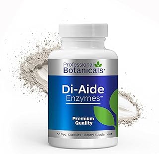 Professional Botanicals DI-AIDE Enzymes Advanced Digestive Support, Relieves Bloating & Indigestion, Natural Ingredients, Vegan & Non-GMO – 120 Capsules
