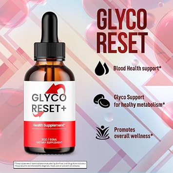 (3 Pack) Glyco Reset Drops, Official Glyco Reset Supplement (90 Servings)