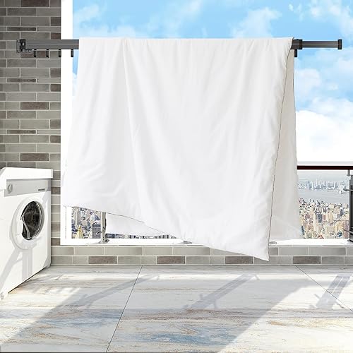 Miniatura 5 de KAXIWEI Tendedero plegable montado en la pared para ropa, ahorro de espacio para lavandería pequeña y uso doméstico