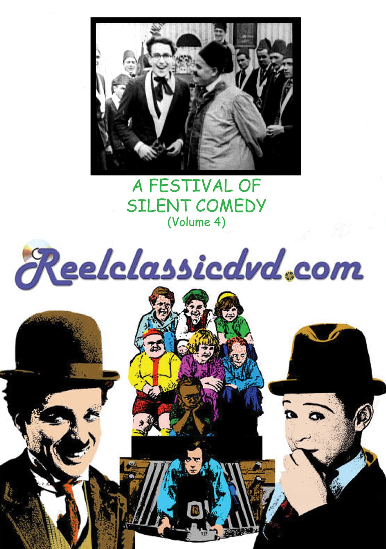 Cine mudo en casa con A Festival of Silent Comedy Volume 4 DVD importado de USA