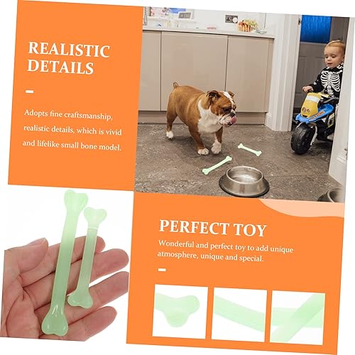 Miniatura 4 de Abaodam 240 pcs Halloween Bones Halloween Skeleton Ghost Decor Plastic Skeleton Dinosaur Skeleton Decor Crazy Bones Skeleton Halloween Human