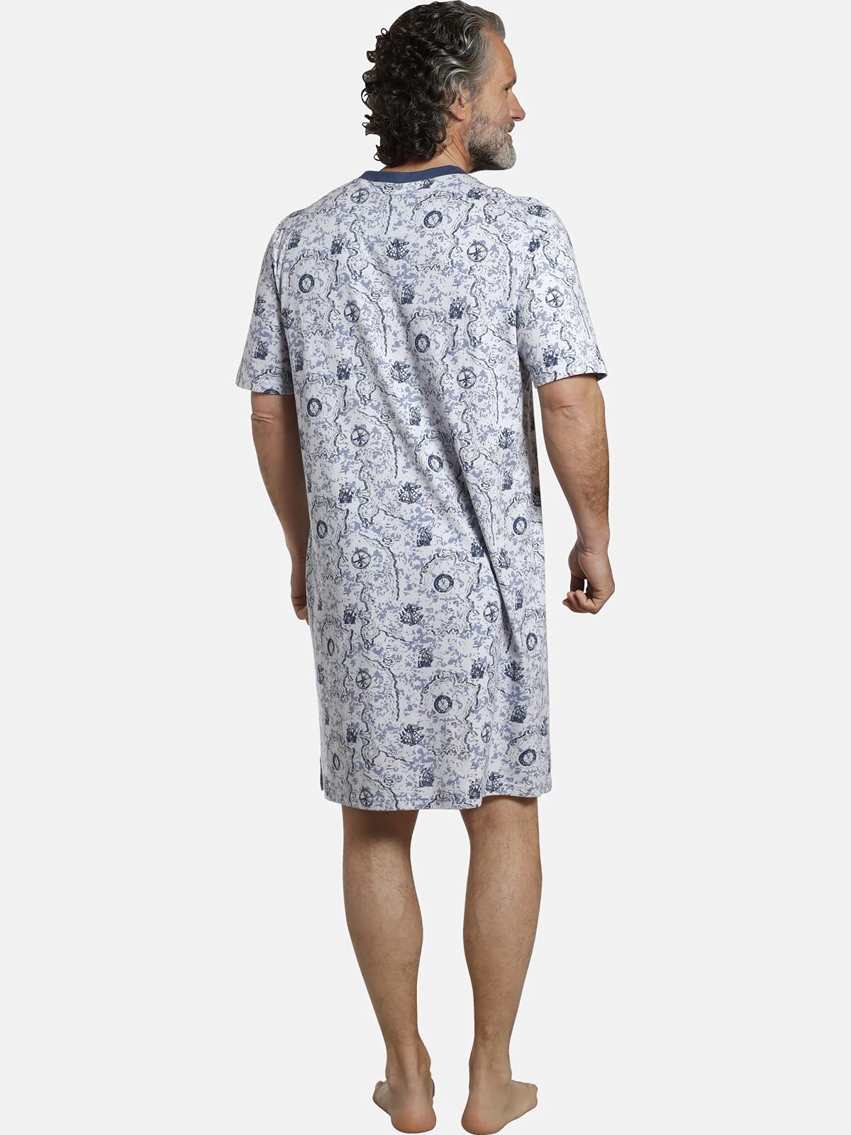 Jan Vanderstorm Camicia da notte da uomo Unni