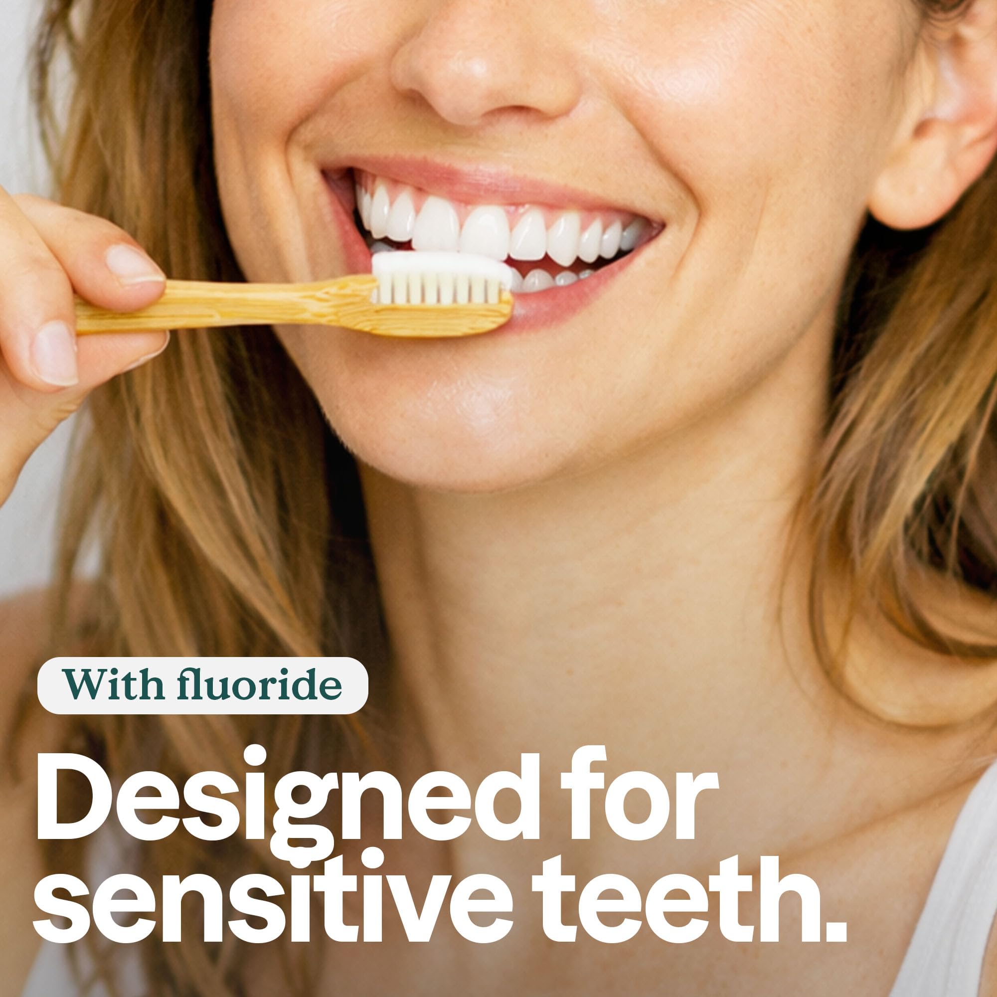 Attitude Sensitive Toothpaste with Fluoride, Spearmint Flavor, Vegan & Cruelty-Free, Sugar-Free, Plant & Mineral-Based Ingredients, Clean Oral Care, 4.2 Oz