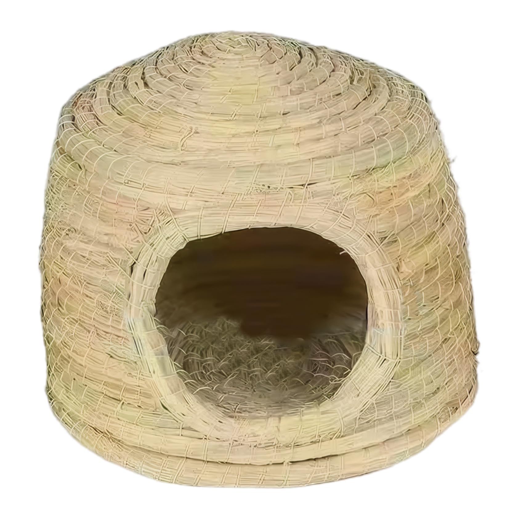 Nido para pájaros para Jaula - Casa para periquitos Tejida con Paja de 11, 8x8, 3