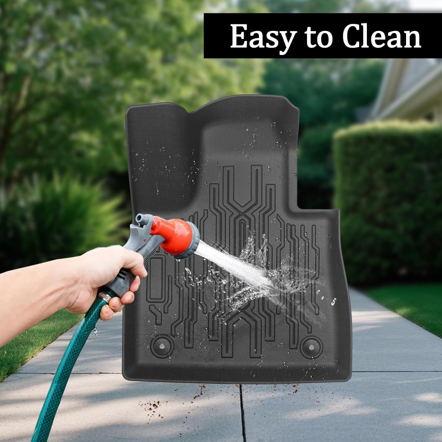 Car Floor Mats for 2020-2025 Ford Explorer 7 Seats Cargo Liner with Backrest Mat Full Set TPE All Weather for Explorer Interior Accessories Anti-Slip Waterproof High Edges - Image 5