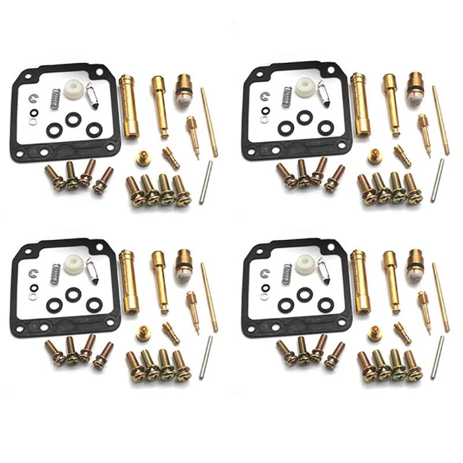 Juntas de carburador para reconstrucción Kit De Reparación De Membrana De Flotador De Diafragma Émbolo De Membrana De Carburador De Motocicleta para Y&amaha XJR 400 1994-1999(X4)