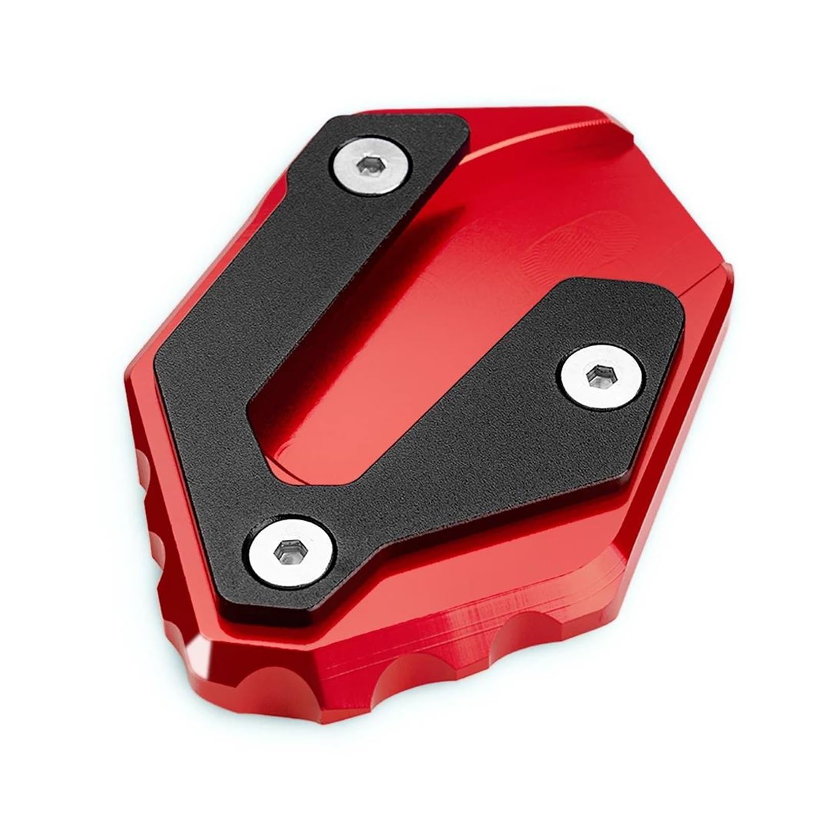 Pad d'agrandissement de béquille latérale MT-07 XSR700 Tracer 9GT rouge
