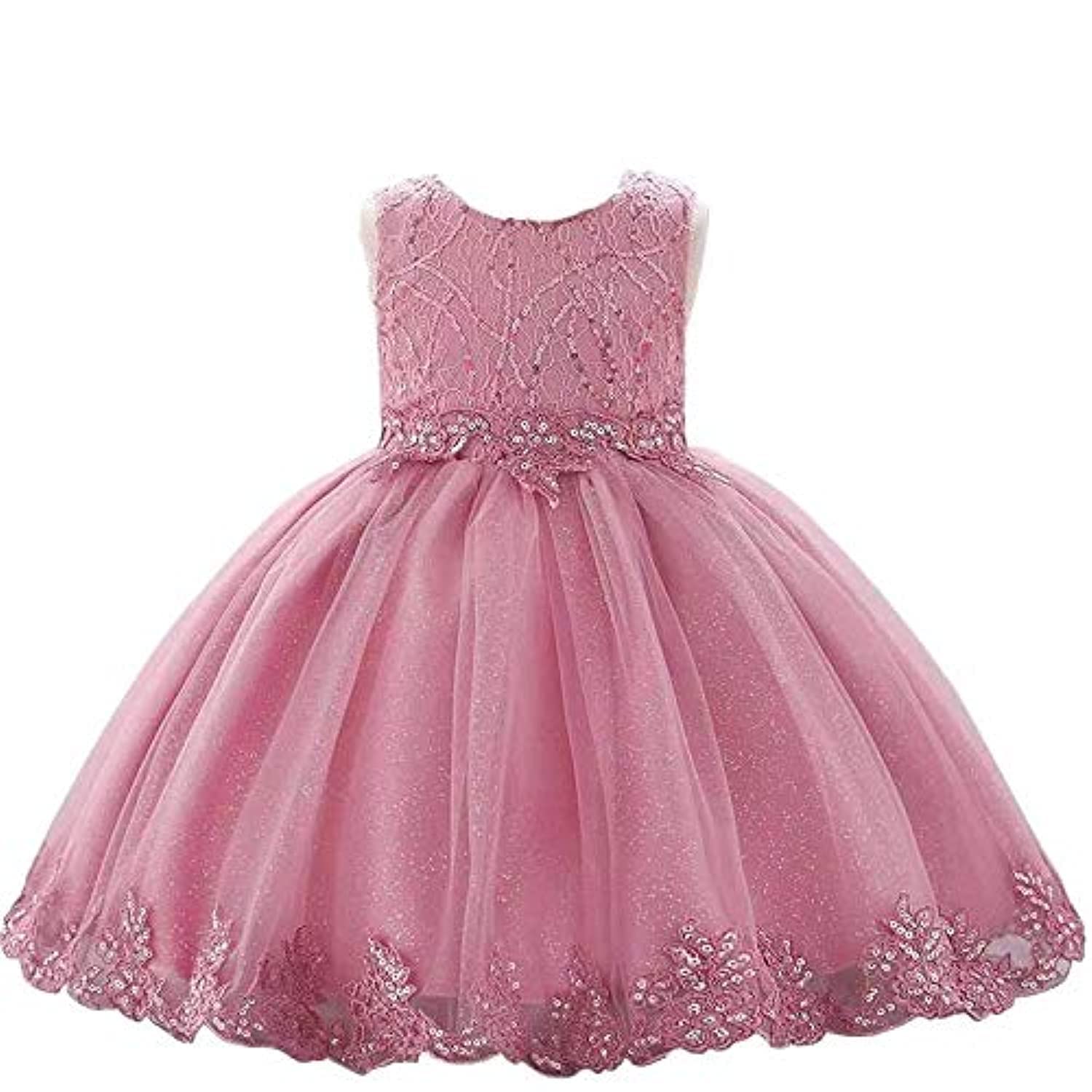 Best Gift.DressesBestGift infant Baby Girl Dress Lace white Baptism Dresses for Girls 1st year birthday party wedding baby clothing