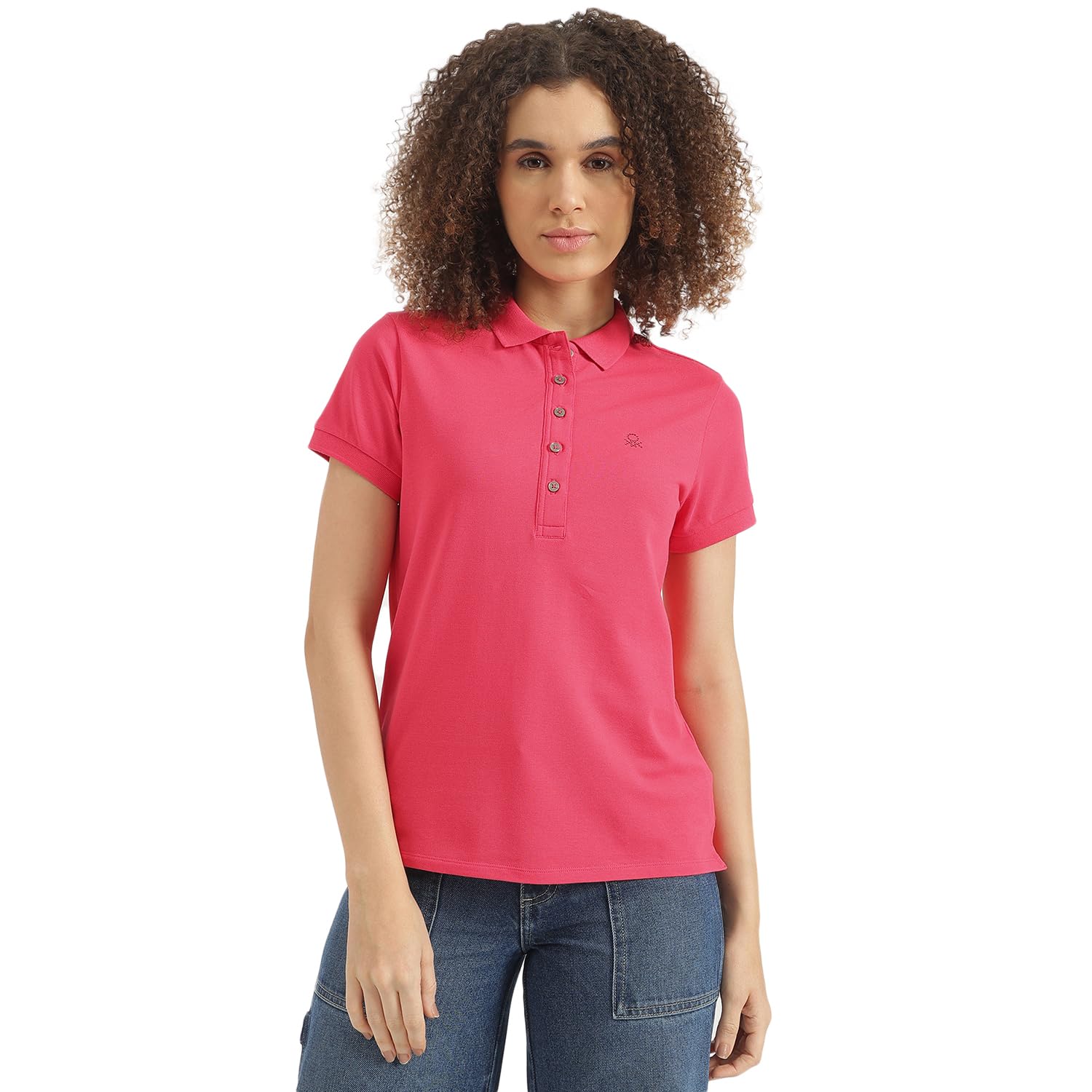 united colors of benetton Polo Neck Solid Tshirt-picture-44