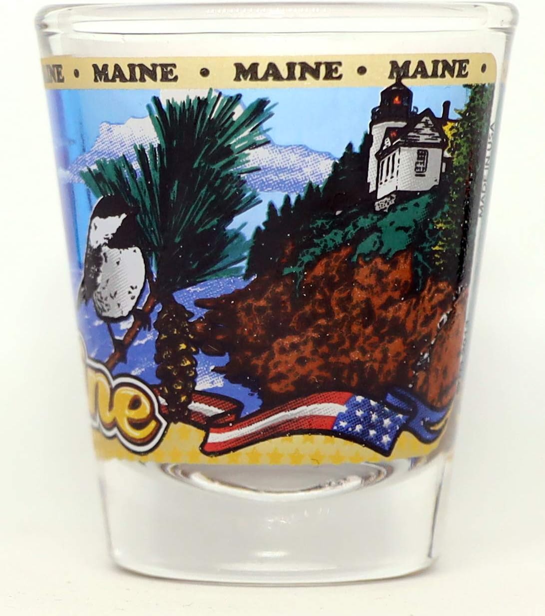 Frее Shірріng Ovеr $50 Maine State Wraparound Shot Glass