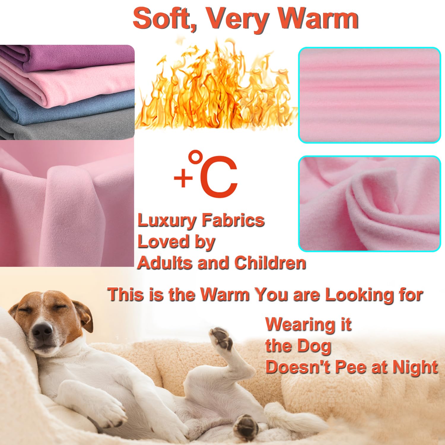 HuaLiSiJi Dog Hoodie Dog Sweatshirt Warm and Lightweight, With a Soft Texture, Elasticity Easy to Wear and Bright Colors (Pink, XXL) - Image 2