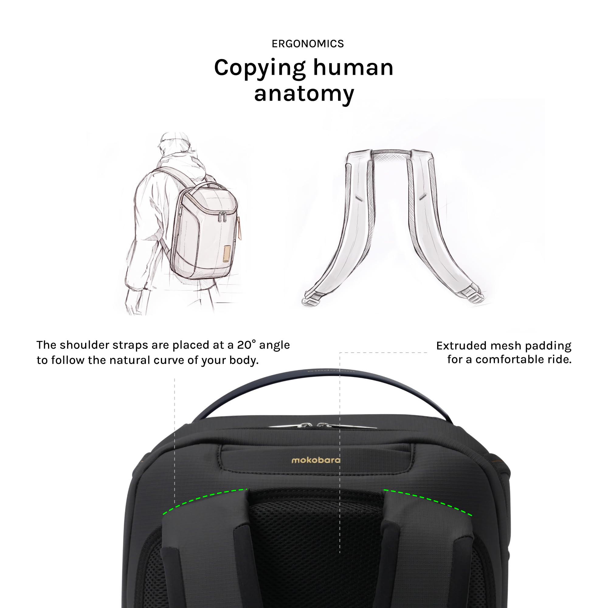 MOKOBARA Transit Z 30L Laptop Backpack 15.6 Inch Office Travel Bag Black — Amazon image 5