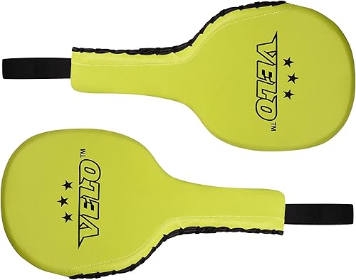Miniatura 7 de VELO Taekwondo Kick Pad de cuero de microfibra doble patada duradera almohadillas de golpe Kickboxing Entrenamiento Combate Deportes Karate Target