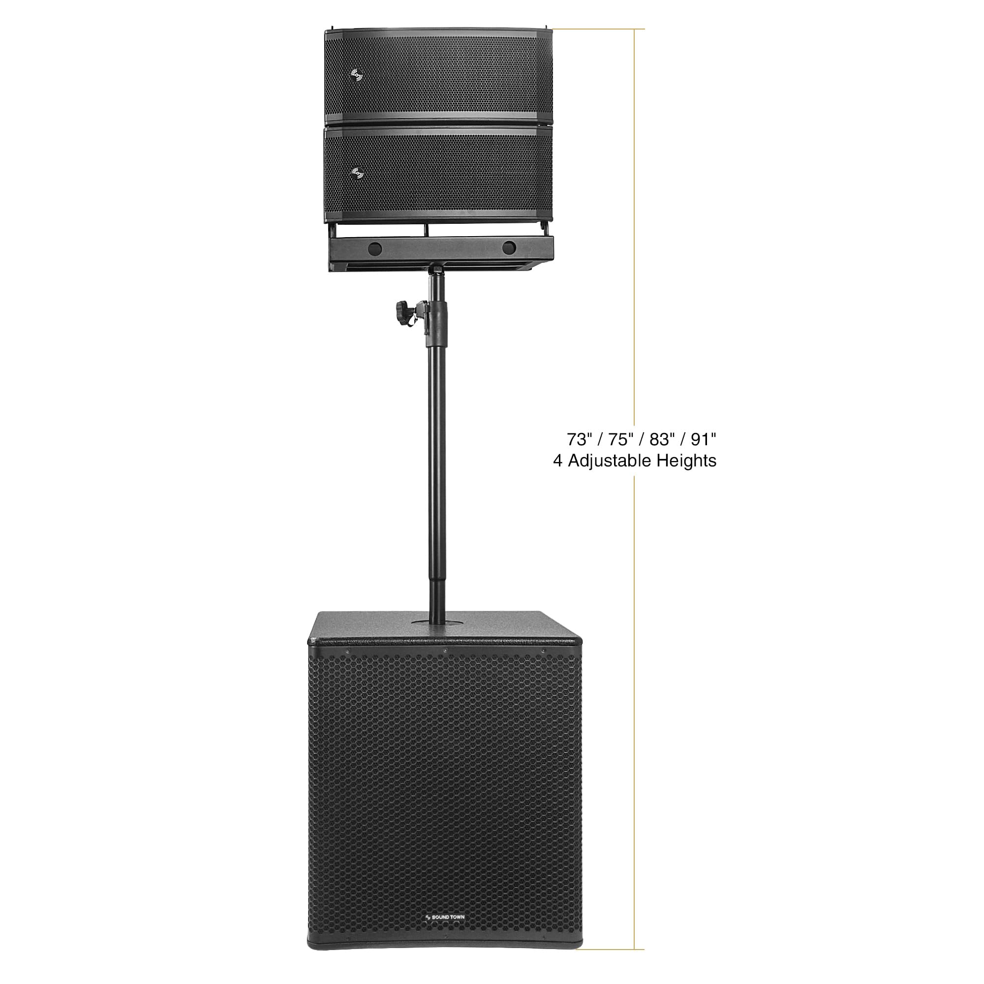 Sound Town Subwoofer Sound Town CARPO-LA6FF Flying Frame For Line Array ...
