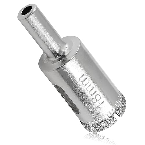 Miniatura 3 de Luomorgo 5 piezas de sierra perforadora de diamante de 0.709 in1116 pulgadas, brocas de diamante de profundidad de corte de 1.1 pulgadas para