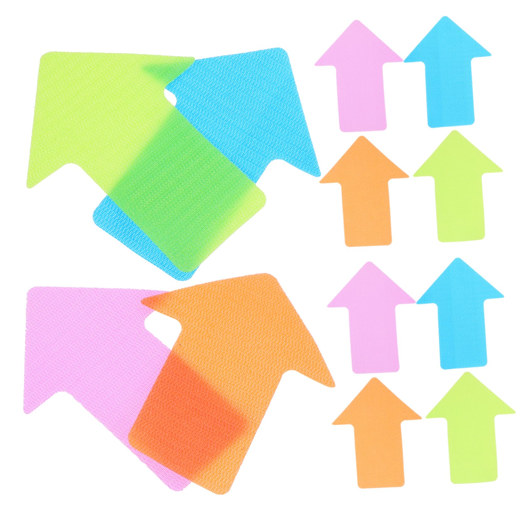 OSALADI 5sets Arrow Shaped Carpet Markers for Classroom Spot Markers for Visual Guidance Activity Games Rugs Non Slip Design for Secure Placement Various Surfaces 24pcs*5