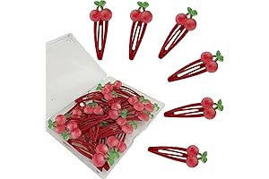 Sweet Cherry Hair Clips: Adorn Your Locks with Fruity Flair