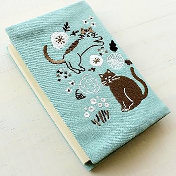 Amazon | 古川紙工 ブックカバー 文庫 刺繍 HONTOWATASHI