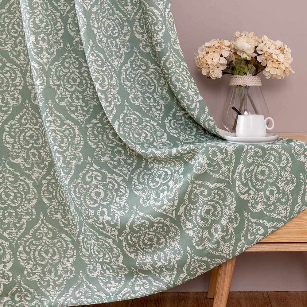 Green Damask Curtains Curtains & Drapes 2023