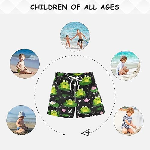 Miniatura 4 de Dussdil Boy's Boys Swim Trunks Kid's Toddler Swim Board Shorts Beach Swimwear Swimsuit Bathing Suits
