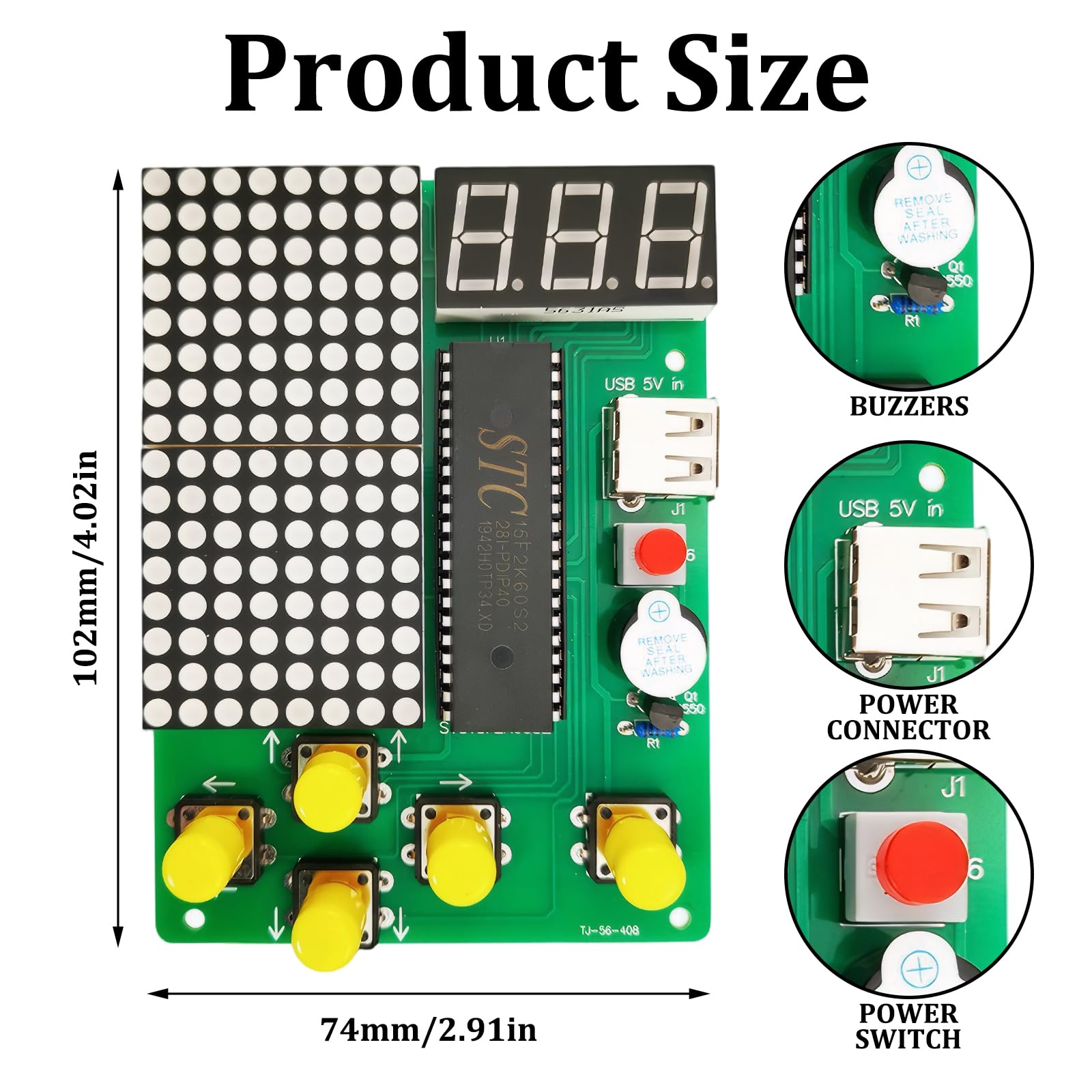 Kit Di Gioco Fai Da Te Per Console Di Gioco, Kit Di Saldatura Elettronica Guscio Trasparente~p139761123