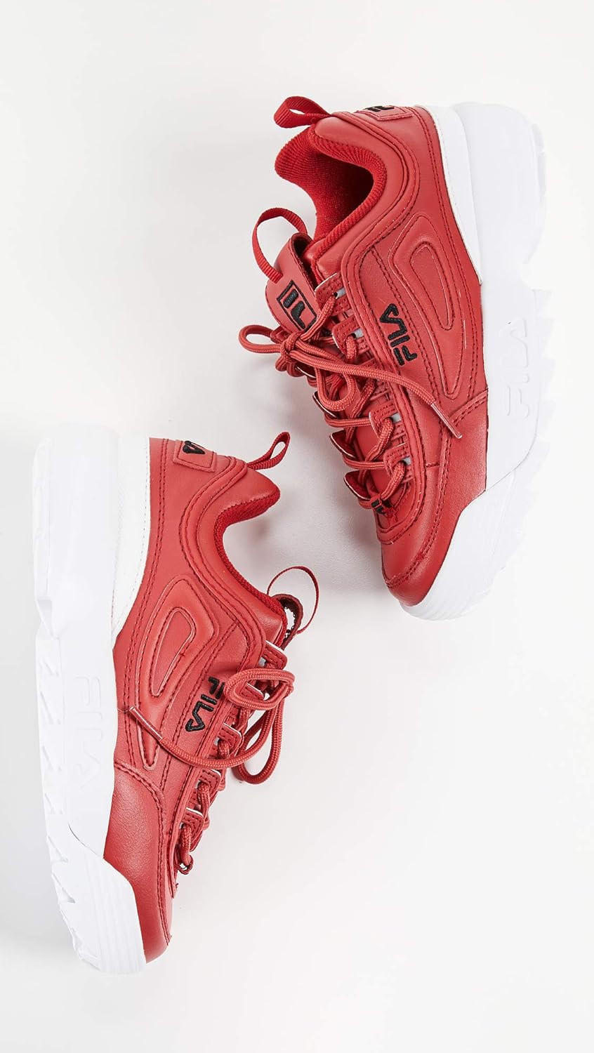 Fila Disruptor II Premium Fashion Sneaker Fila Red/Black/White 9 B (M)