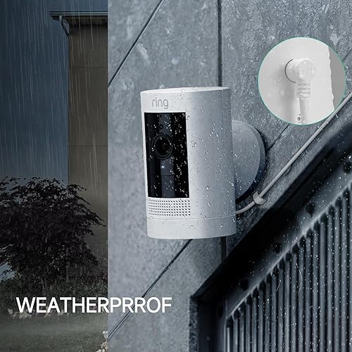 Miniatura 7 de OLAIKE Adaptador de corriente para interiores y exteriores para batería Ring Stick Up Camenchufe, batería de cámara de foco de anillo, cable