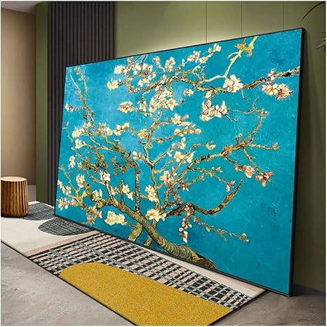 Amazon ゴッホアーモンドの花有名な油絵キャンバスプリント複製花壁アート写真家の装飾クアドロス50x70cm x28in フレームなし ウォールステッカー オンライン通販