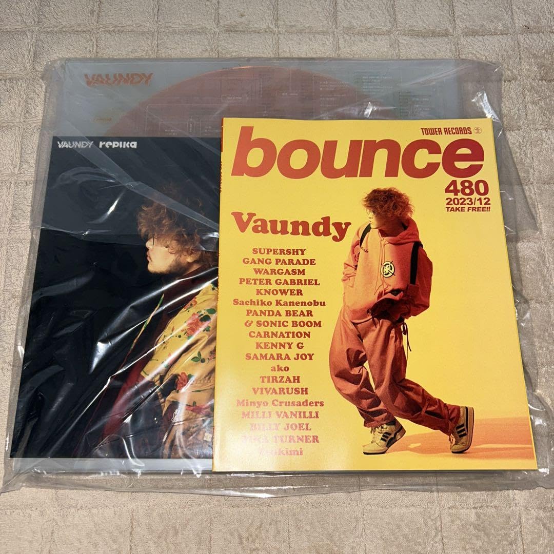 Amazon.co.jp: vaundy bounce メガジャケ付 4枚組 LP レコードreplica 