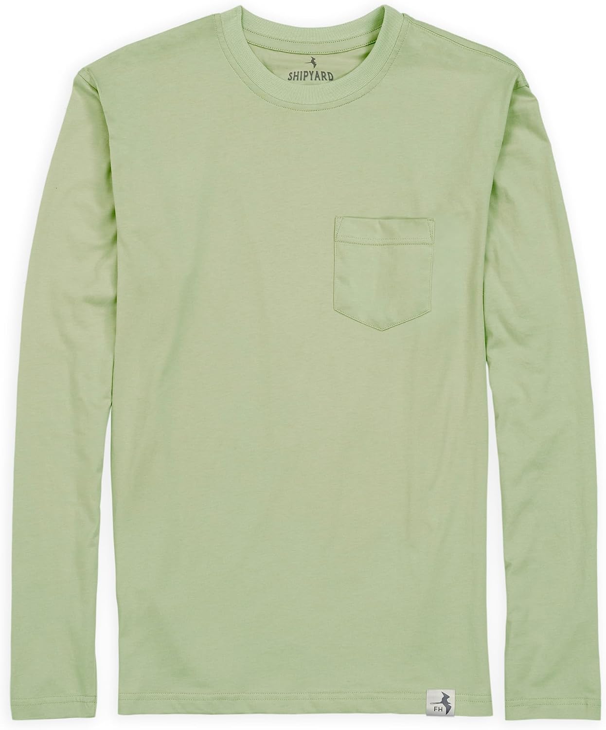 Fish Hippie USA Made Balao Long Sleeve Pocket Tee Cotton T-Shirts