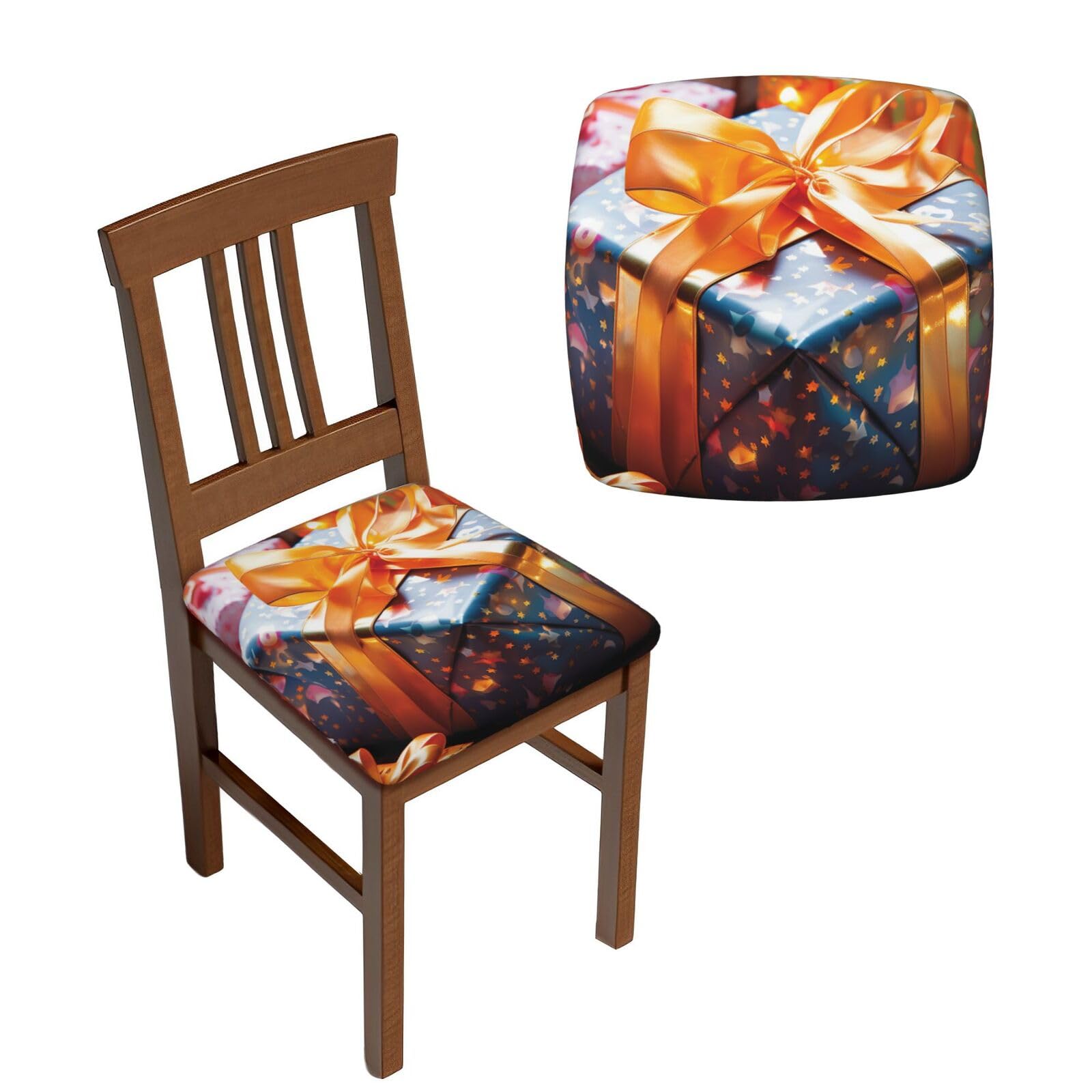 Housse de chaise de salle à manger lot de 6 amovible et extensible