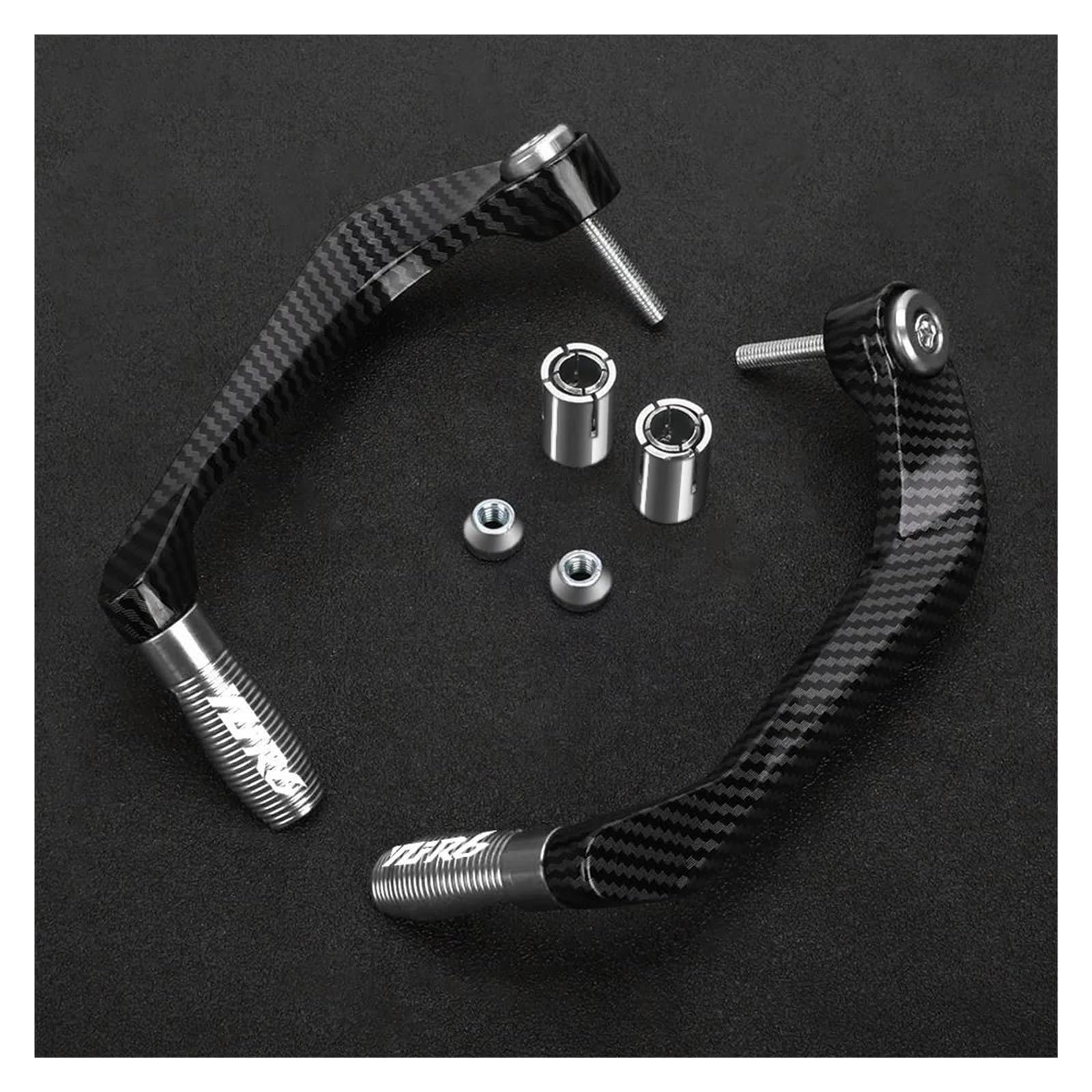 Yuhow Silver Motorcycle Joystick Guards For Yzfr6 Yzf-R6 Yzf R6(Silver)
