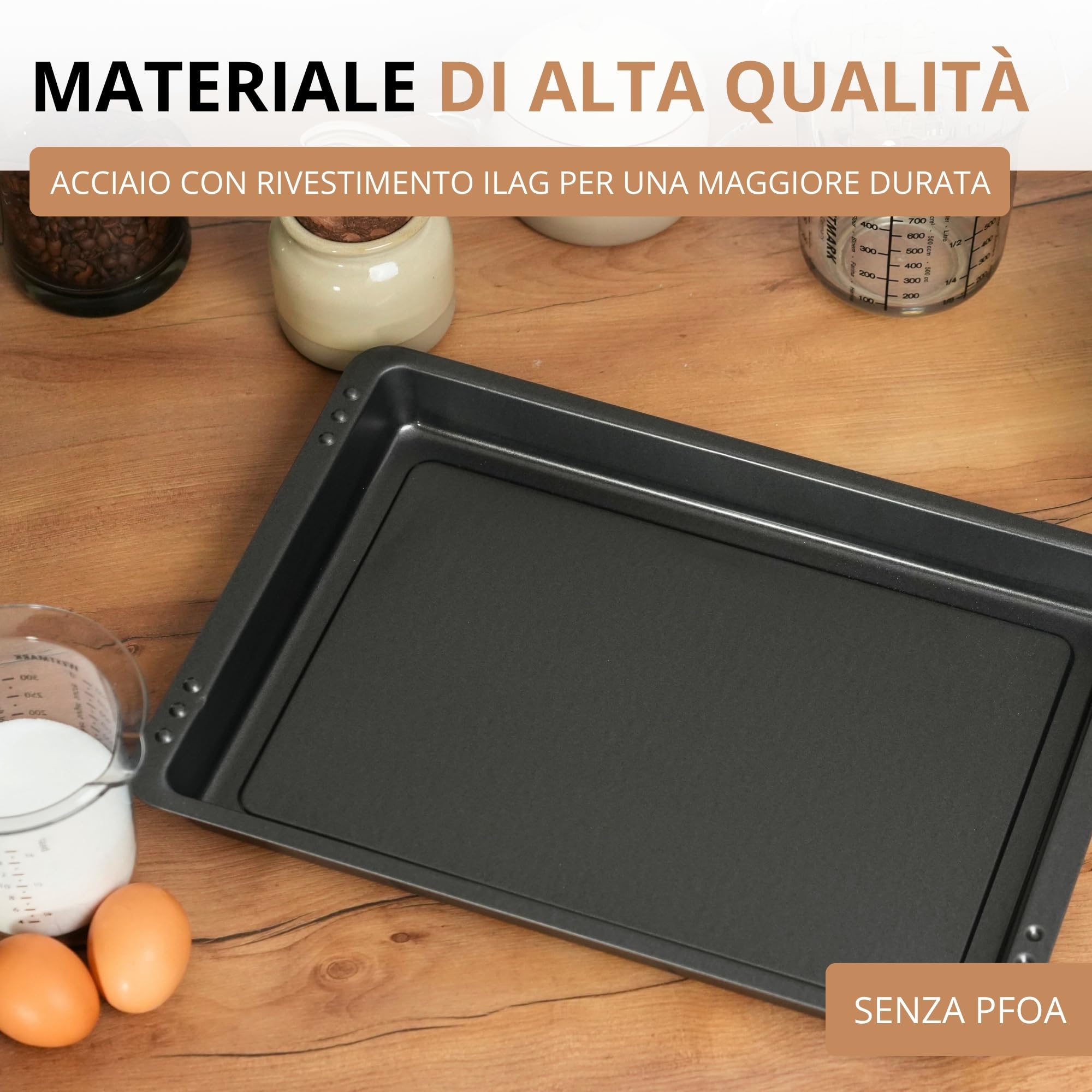 Westmark Teglia da cucina/Pirofila, Molto alta, Acciaio stampato a freddo, Back Meister, Antracite, 32962270
