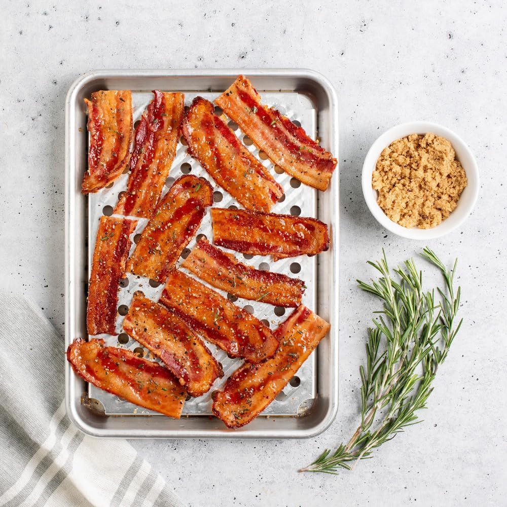 Nordic Ware Naturals Quarter Sheet with Multi-Purpose Oven and Cooling Rack