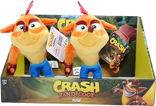 Miniatura 5 de Crash Bandicoot Bandai - Juguete de peluche  Juguete suave coleccionable de 5.9 in  Juguetes de peluche para niñas y niños para fanáticos de los