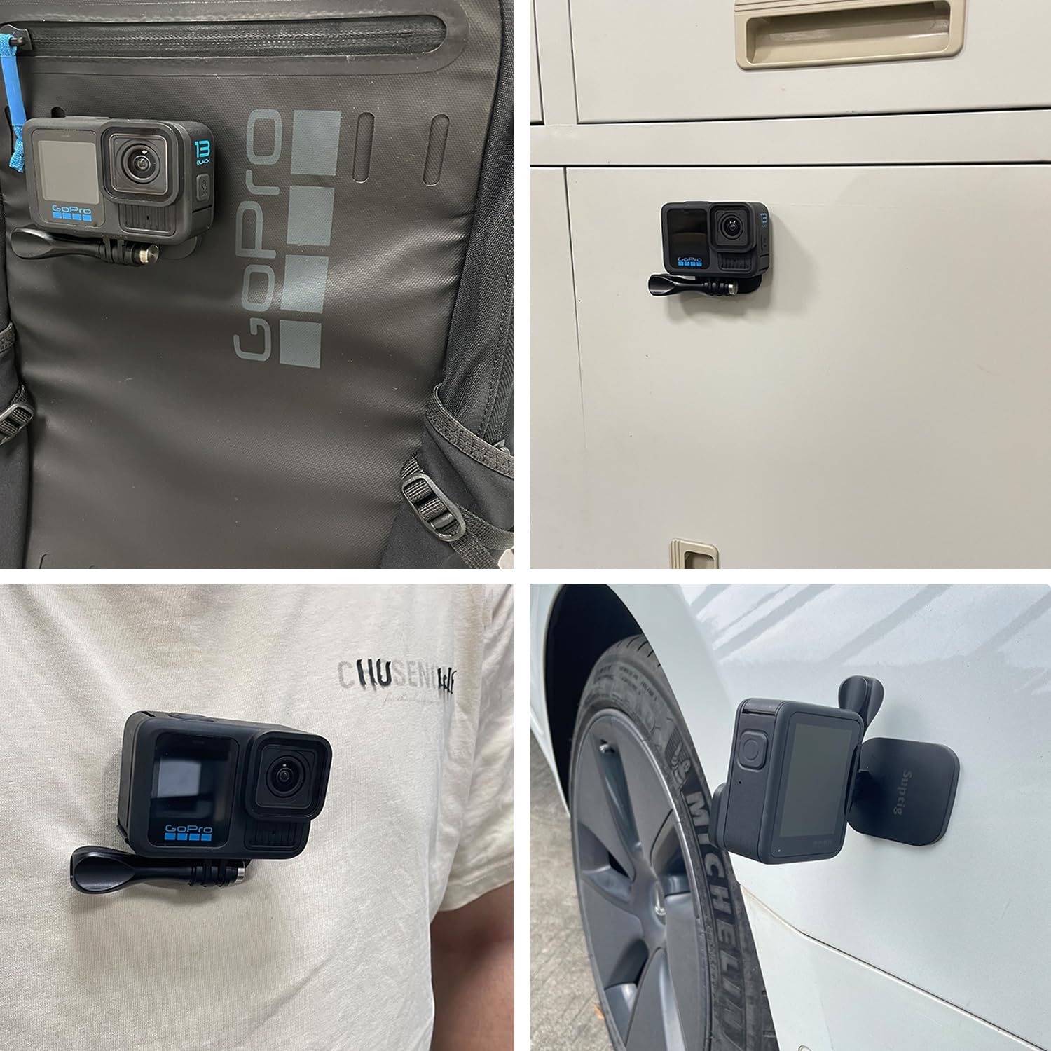 Suptig Magnetic Mount, Chest Mount For Gopro, DJI Action Camera, Akaso, Insta 360 - View #7