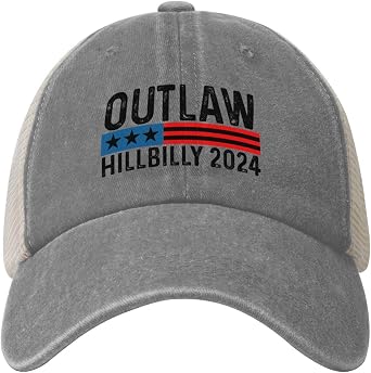 Outlaw Hillbilly Hat Men Funny Baseball Caps Funny Gifts for Women