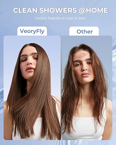 Miniatura 2 de Filtro de ducha VeoryFly de 30 etapas con vitamina C, filtro de ducha para agua dura, agua de alto rendimiento con 2 cartuchos de relleno