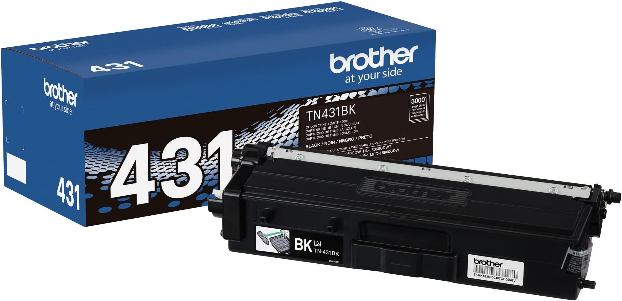 Brother Printer Standard Yield Toner-Retail Packaging 1 Size