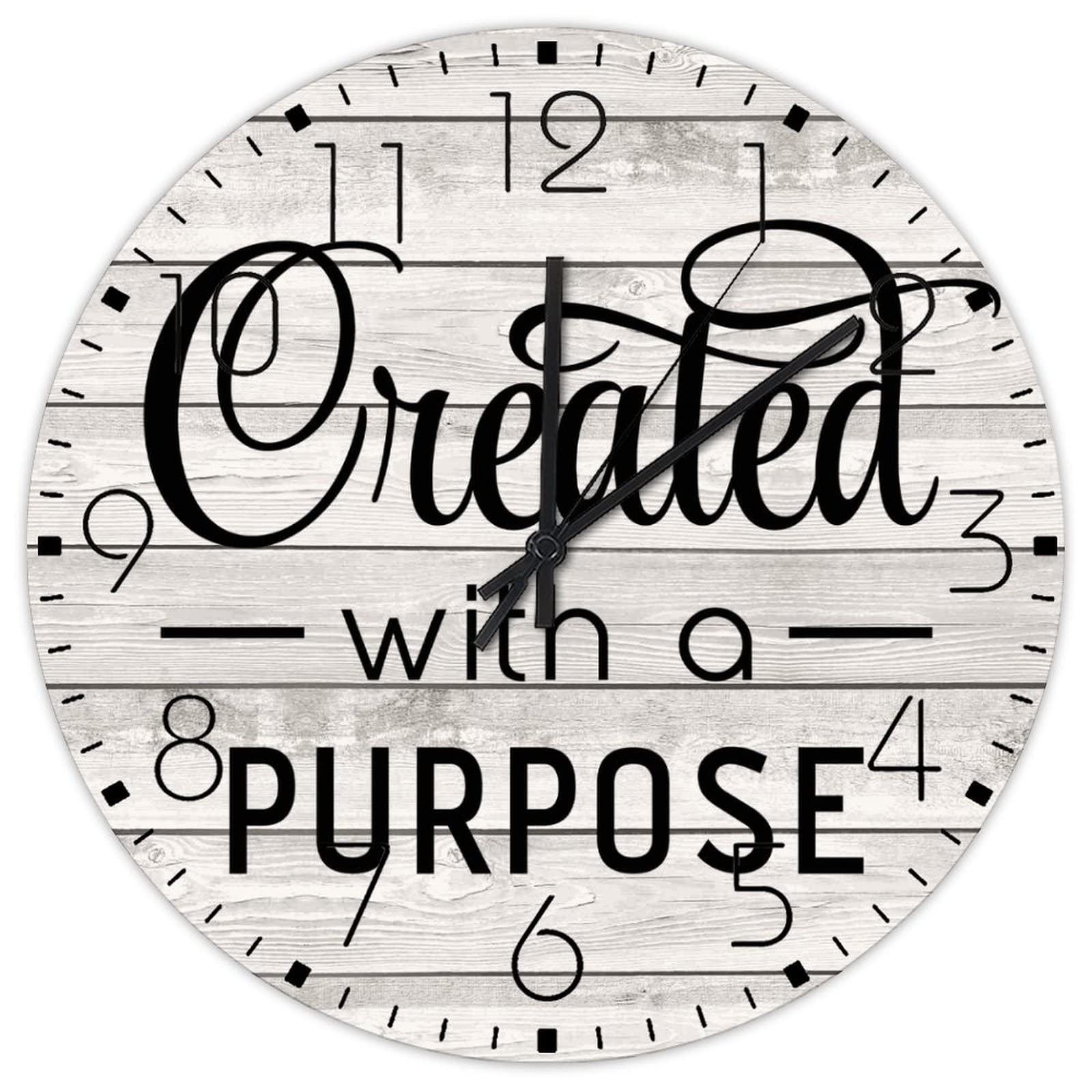 Horloges murales en bois sans tic-tac pour chambre d'enfant
