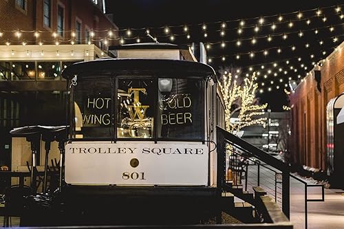 Miniatura 6 de Tira de luces G40  Bombillas de vidrio incandescentes inastillables cálidas de 5 W, cable de calibre 18, luces regulables para patio trasero, patio,