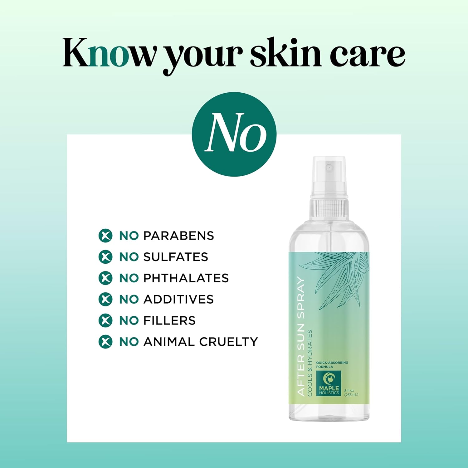 Soothing Aloe After Sun Spray - Rehydrating Aloe Spray for Sunburn Relief for Cooling After Sun Care with Vitamin E Hyaluronic Acid & Cucumber Extract - Vegan Cruelty Free & Dermatologist Tested - Image 3