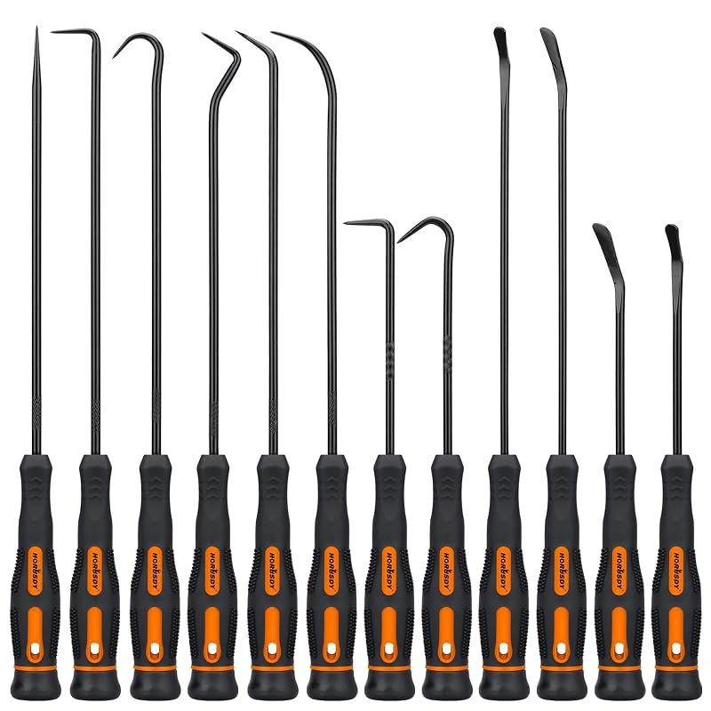 Kit de Ferramentas de Precisão com 12 Ganchos e Extratores HORUSDY 86521 em Aço CR-MO