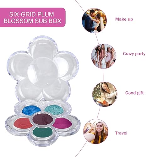 8pcs Packing Box Lip Balm Containers Eyeshadow Blush for Cheeks Diy Makeup Powder Case Lipstick Sample Case Mini Blush Travel Makeup Containers Sub-packaging Boxes Lipstick Boxes(8pcs)