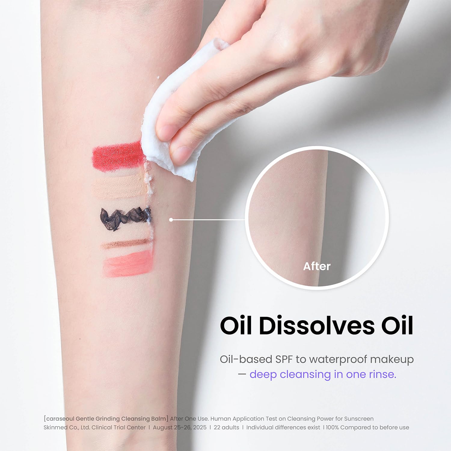 caraseoul Gentle Grinding Cleansing Balm Makeup Remover with BHA Salicylic Acid & Bakuchiol, Vegan, Non-Greasy Texture, Cleansing Oil Travel Size, Korean Skin Care, For All Skin Type (50ml/1.69 fl.oz) - Image 3