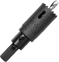 HSS Bi-Metal 28mm Hole Saw, M42 Fast Cut Extra Cobalt Hole Cutter 40mm Cutting Depth, For Stainless Mild Sheet Wood Plastic Various Materials