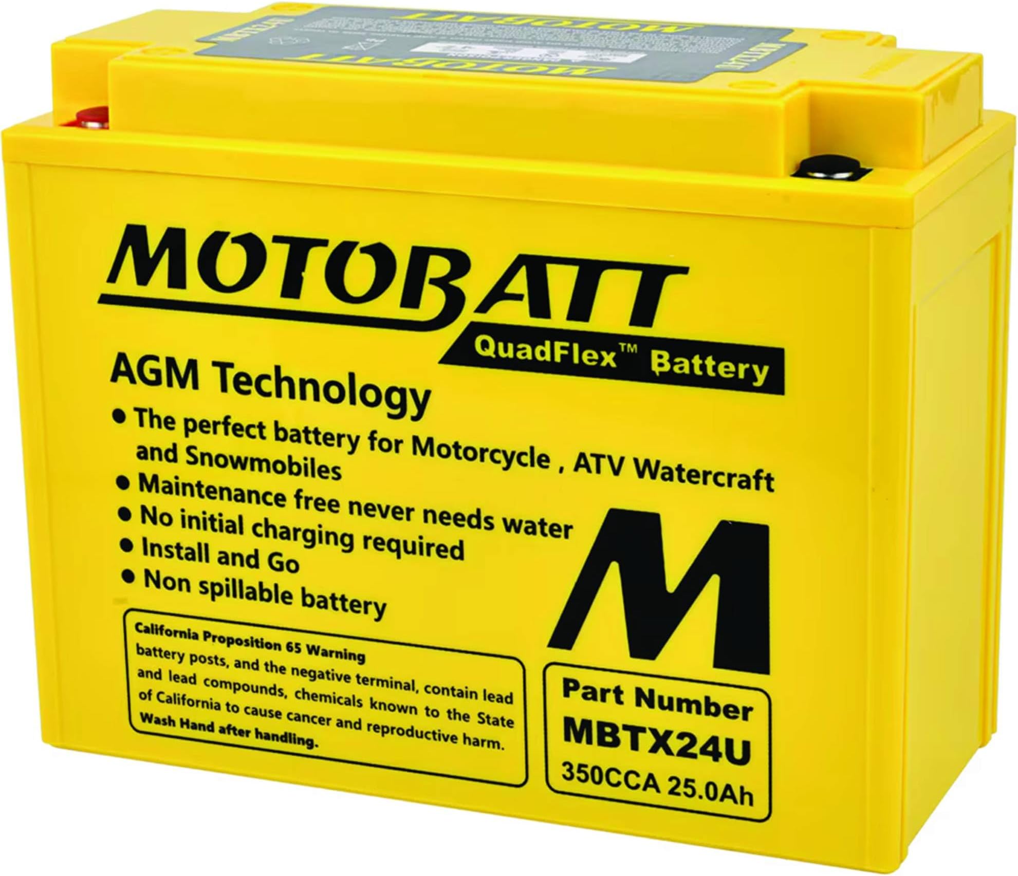 Motobatt MBTX24U Motorcycle Battery