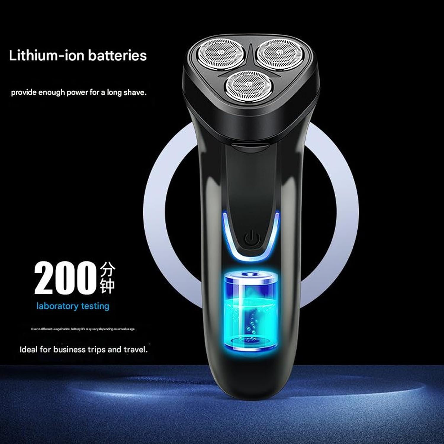 Rechargeable Electric Shaver Quick Shaving Device Portable Beard Trimmer Texture Suitable for Travel USB Charging Men Shaver